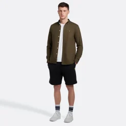Lyle & Scott Regular Fit Light Weight Oxford Shirt Olive