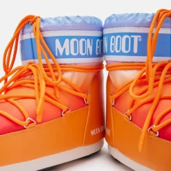 Moon Boot Icon Low Sunrise Print Orange