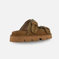 Mou Bio Sandal Two Bukless All Monochrome Nut Brown