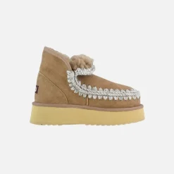 Mou Mini Eskimo Platform Boot Dark Stone