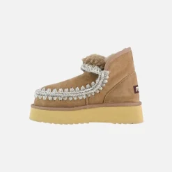 Mou Mini Eskimo Platform Boot Dark Stone