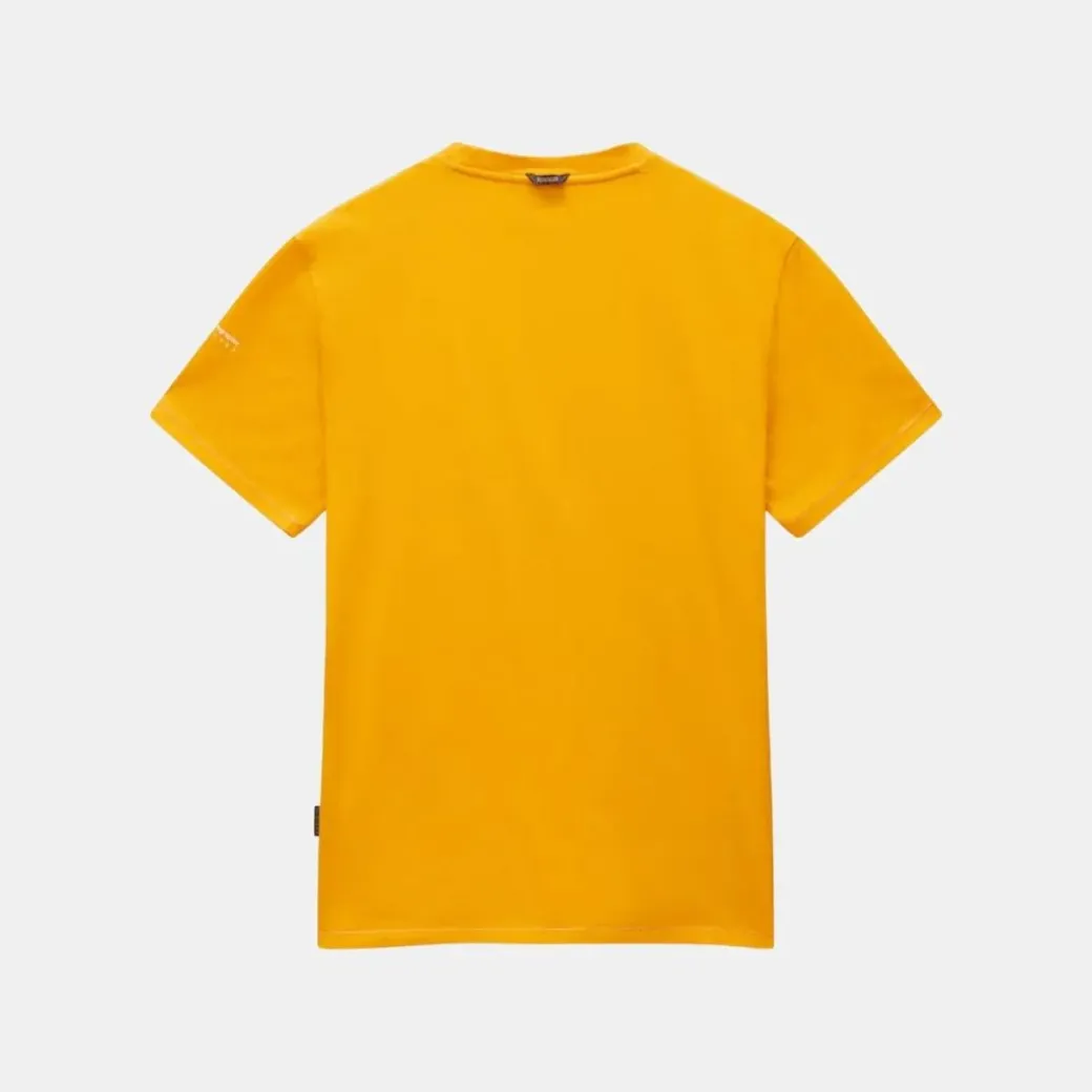 Napapijri Badge Short Sleeve T-Shirt Yellow