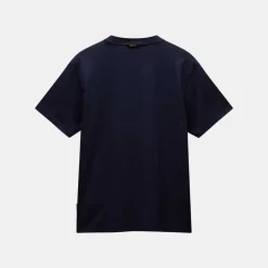Napapijri Portalet Short Sleeve T-Shirt Dark Blue