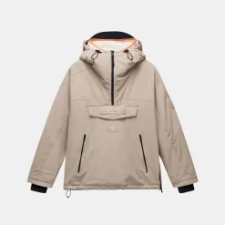 Napapijri Rainforest Tech Anorak Jacket Beige