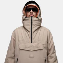 Napapijri Rainforest Tech Anorak Jacket Beige