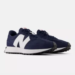 New Balance 327 Natural Indigo & White
