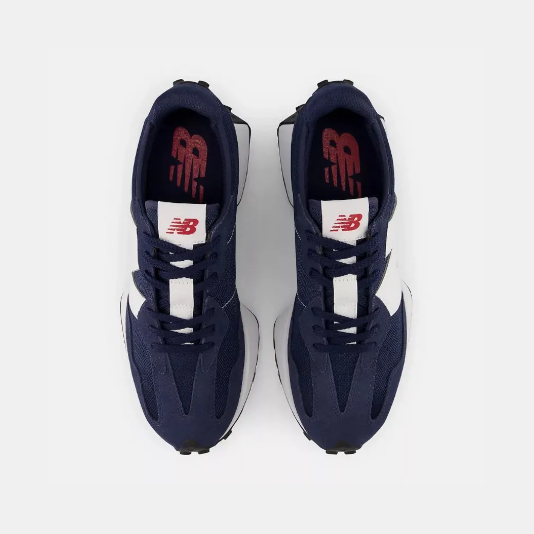 New Balance 327 Natural Indigo & White