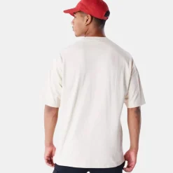 New Era LA Dodgers MLB Rib Infill Light Beige Oversized T-Shirt