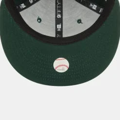 New Era LA Dodgers Wordmark Patch Dark Green 9FIFTY Snapback Cap
