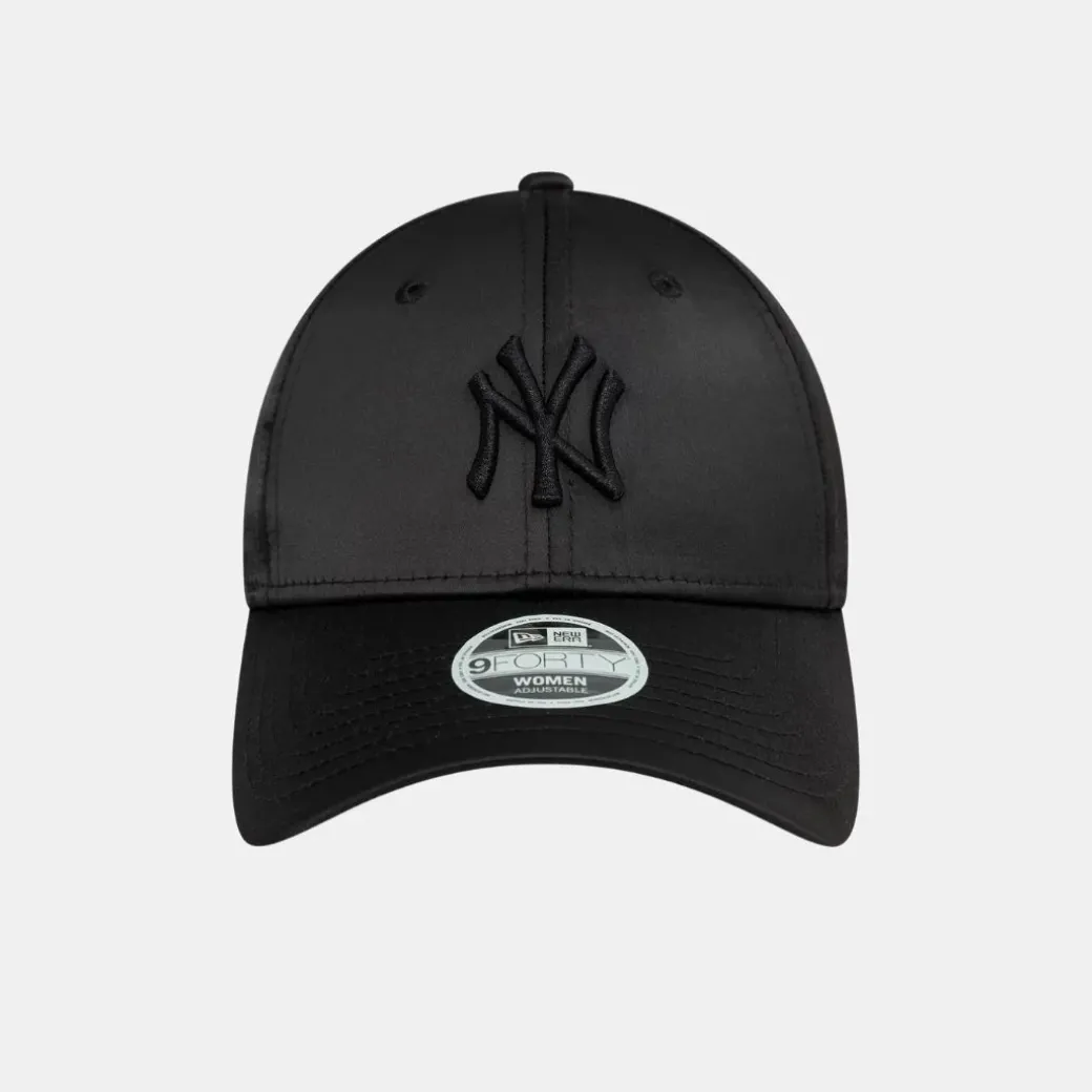 New Era New York Yankees Satin 9FORTY Black Women's