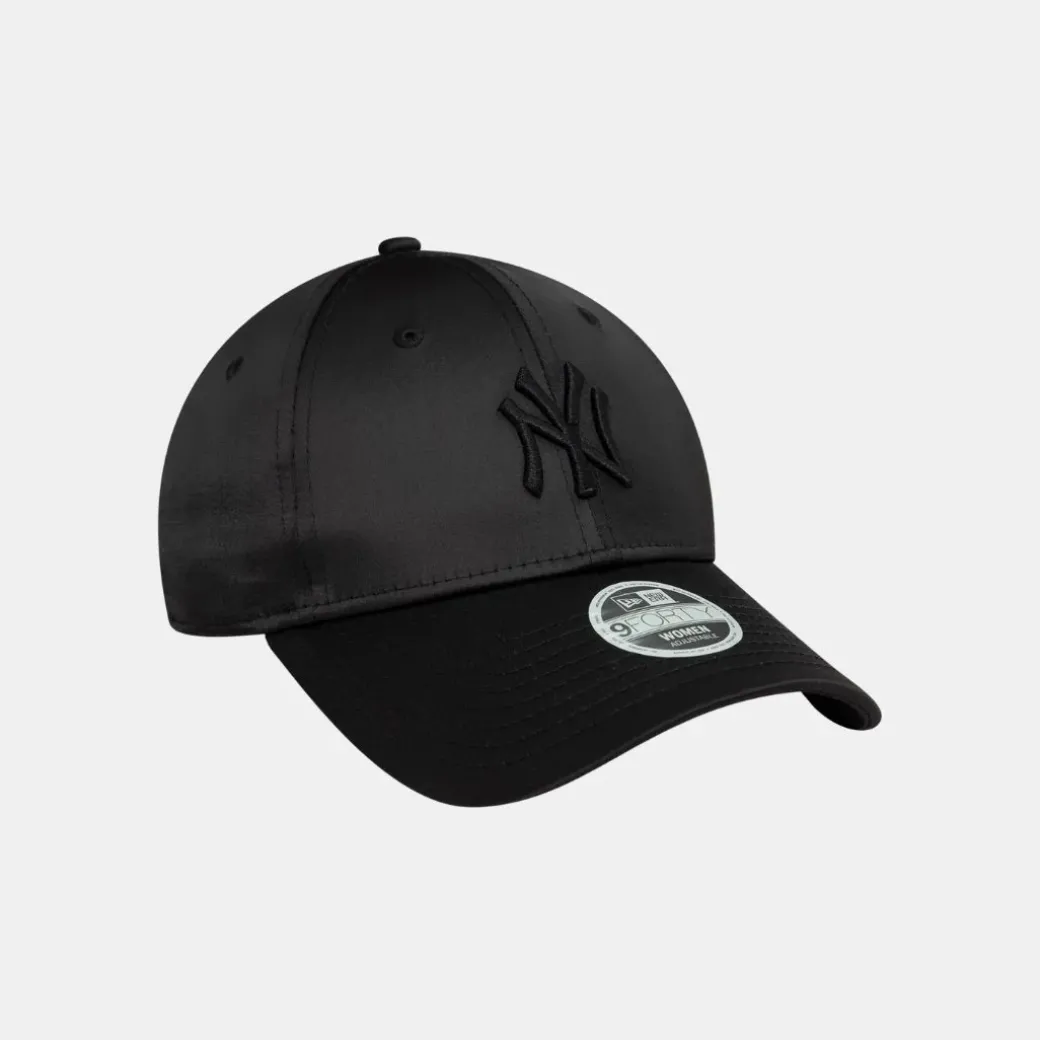 New Era New York Yankees Satin 9FORTY Black Women's