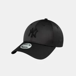 New Era New York Yankees Satin 9FORTY Black Women's