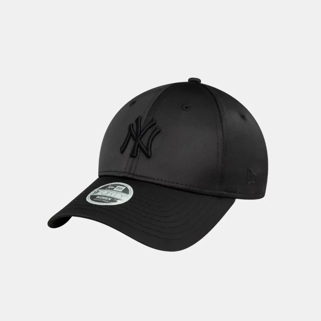 New Era New York Yankees Satin 9FORTY Black Women's
