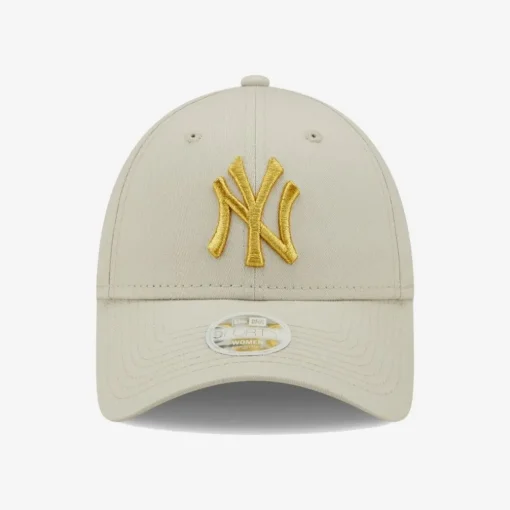 New Era New York Yankees Metallic Logo Beige 9FORTY