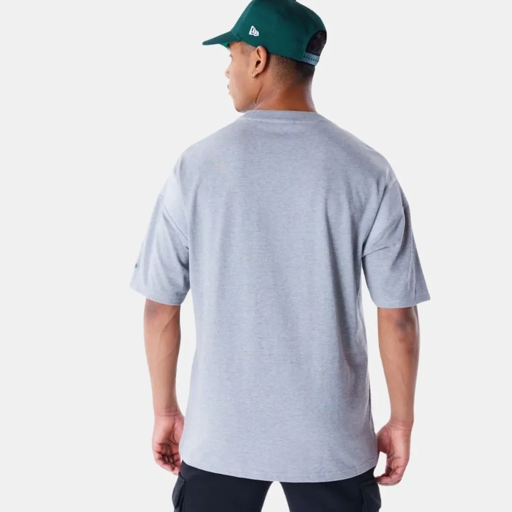 New Era Oakland Athletics MLB Rib Infill Grey Oversized T-Shirt