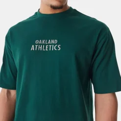 New Era Oakland Athletics MLB Tartan Infill Green Oversized T-Shirt