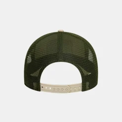 New Era Patch 9FORTY A-Frame Trucker Beige