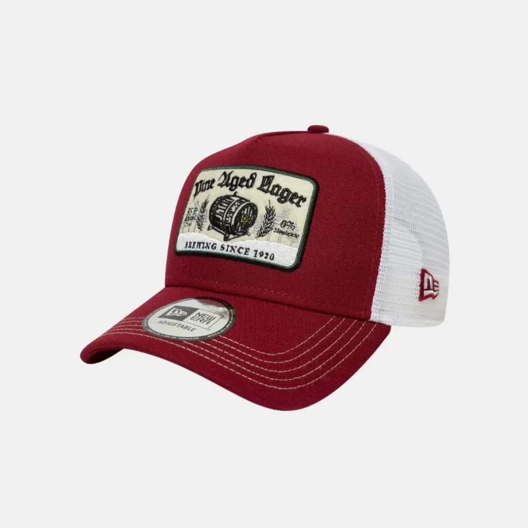 New Era Vintage 9FORTY A-Frame Trucker Red