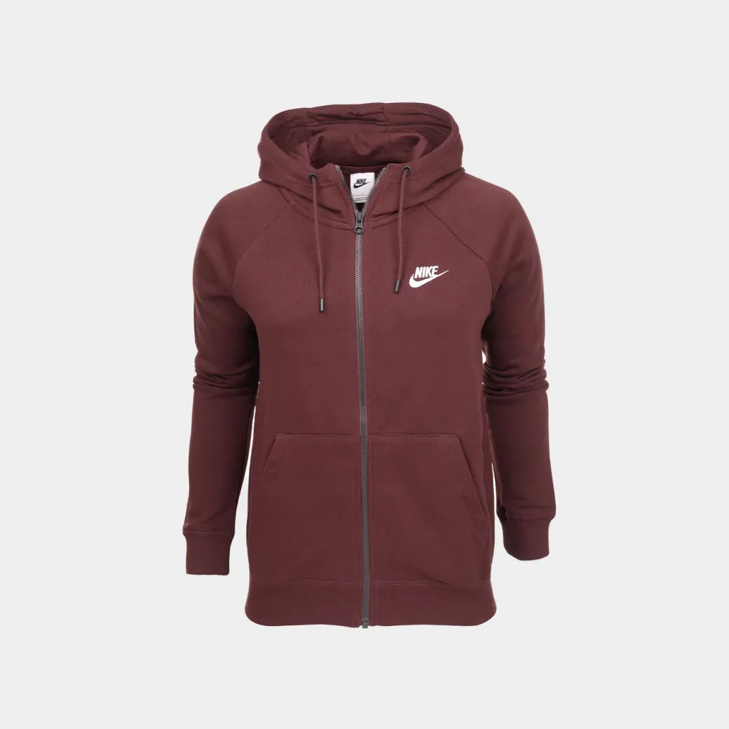 Nike Hoodie Zip Up Sport Wear Essential Bronce Eclipse