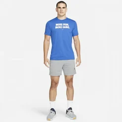 Nike T-Shirt Dri Fit Open Blue