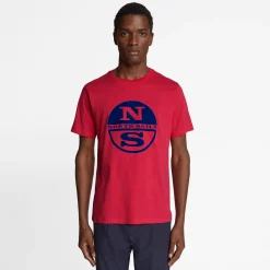 North Sails SS T-Shirt W/Graphic Red
