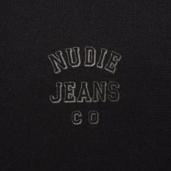 Nudie Jeans Co Frasse Logo Sweatshirt Black
