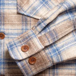 Nudie Jeans Co Vincent Board Shirt Beige