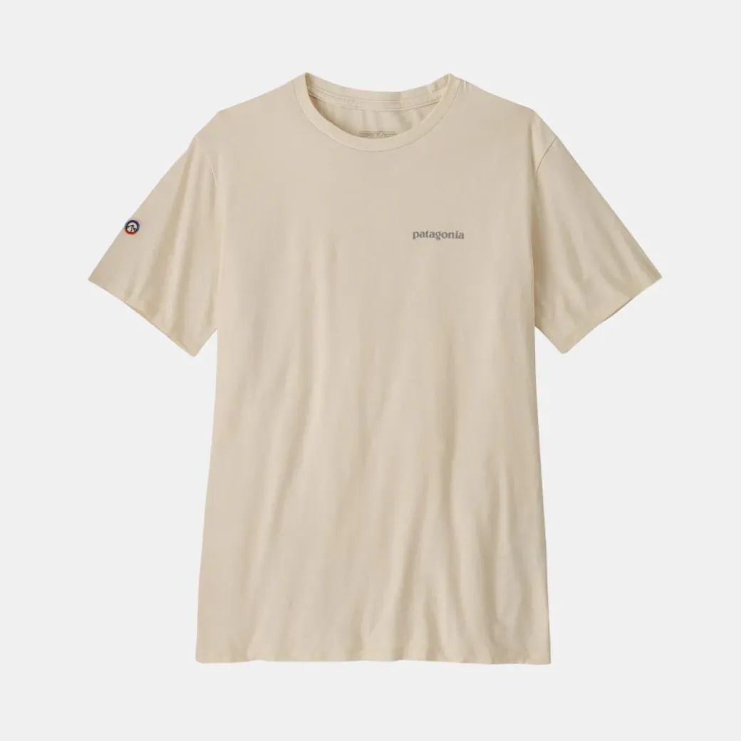 Patagonia Fitz Roy Icon Responsibili T-Shirt Brich White
