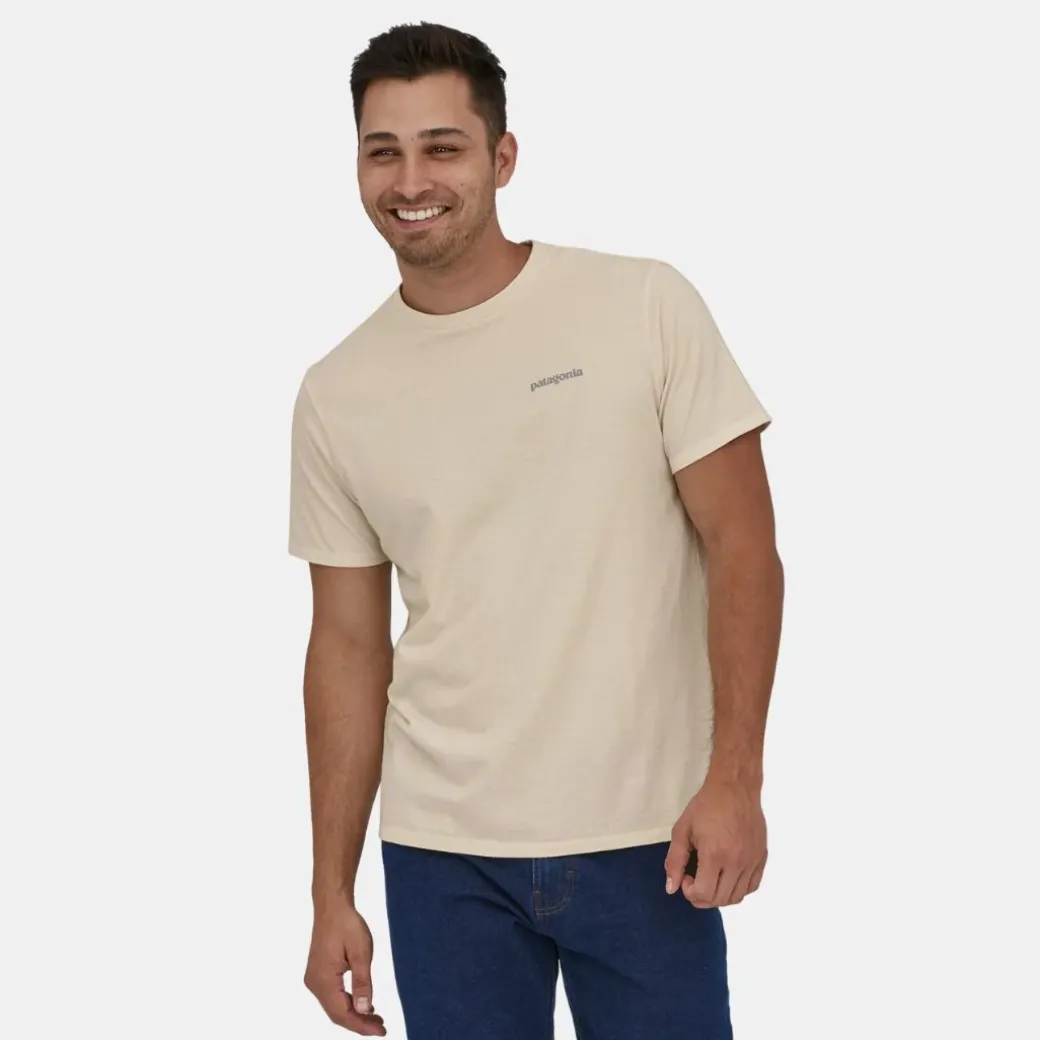 Patagonia Fitz Roy Icon Responsibili T-Shirt Brich White