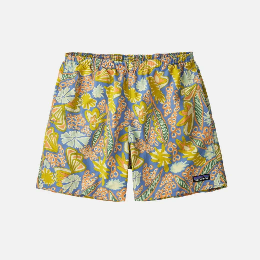 Patagonia Men's Baggies Shorts 5 In Flourish Abundant Blue