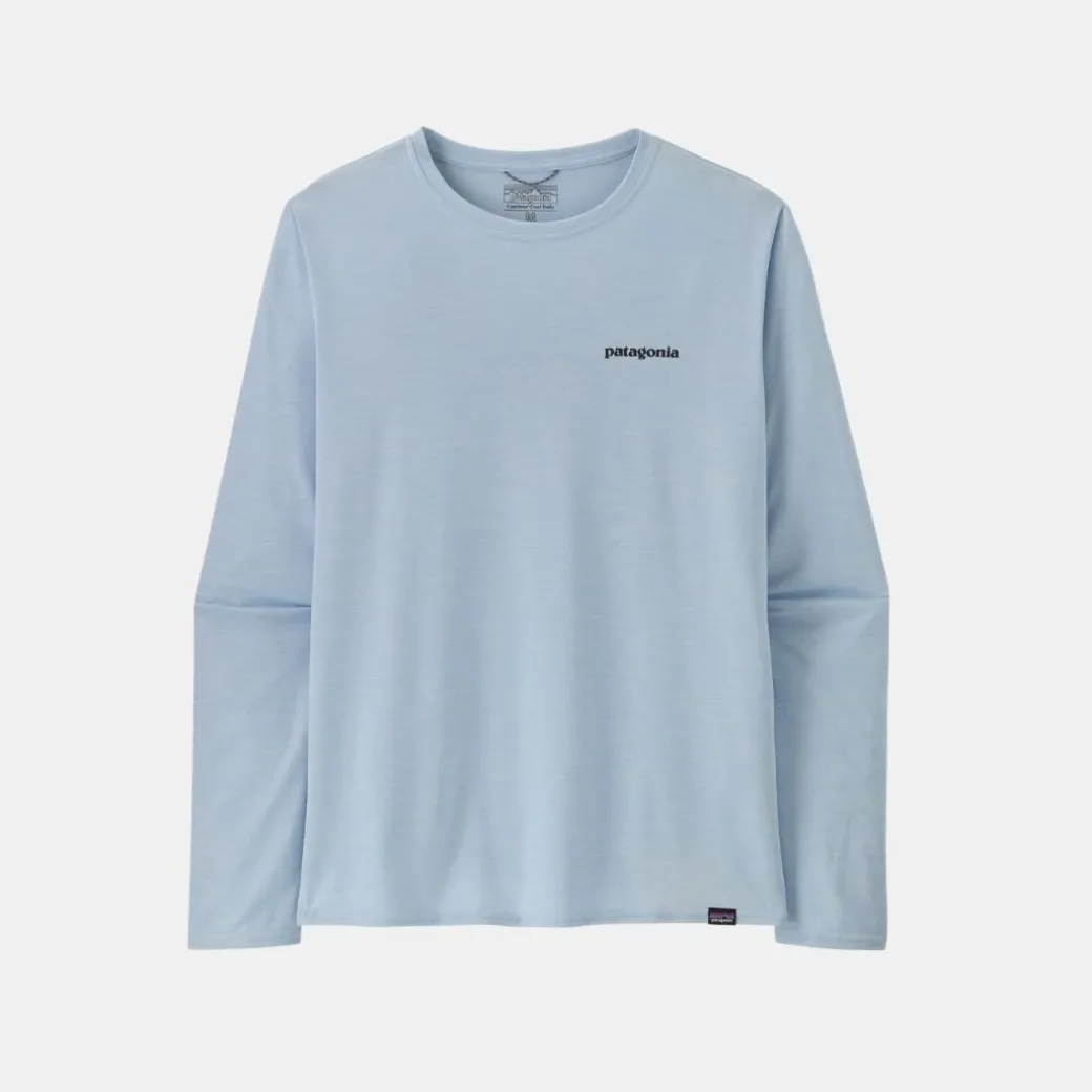 Patagonia Men's Cap Cool Daily Long-Sleeved T-Shirt Fitz Roy Trout Fle