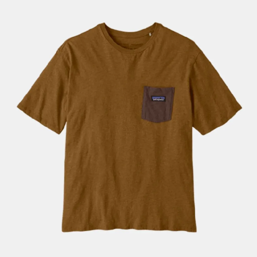 Patagonia Men's Daily Pocket Tee Shelter Brown