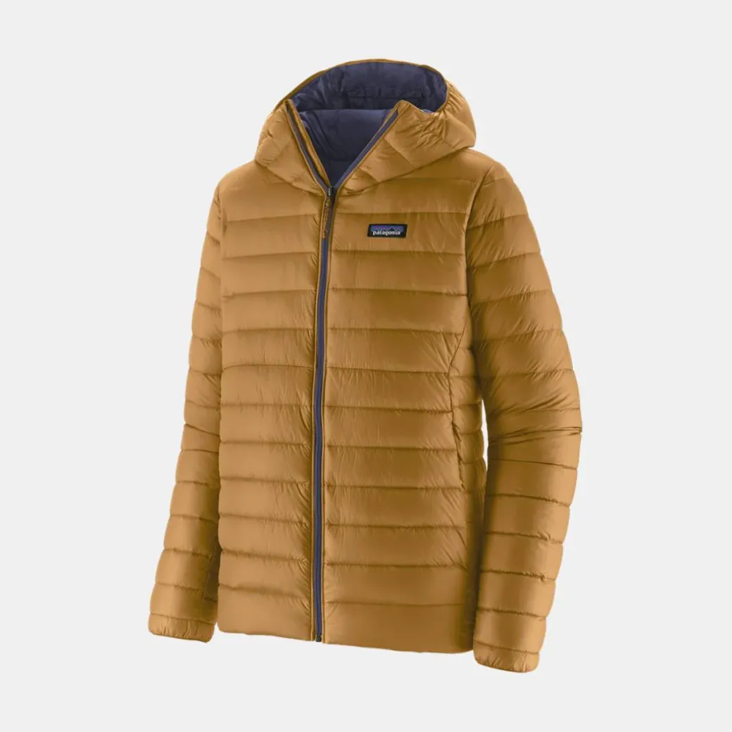 Patagonia Men's Down Sweater Hoody Jacket Raptor Brown