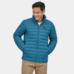 Patagonia Men's Down Sweater Jacket Wavy Blue