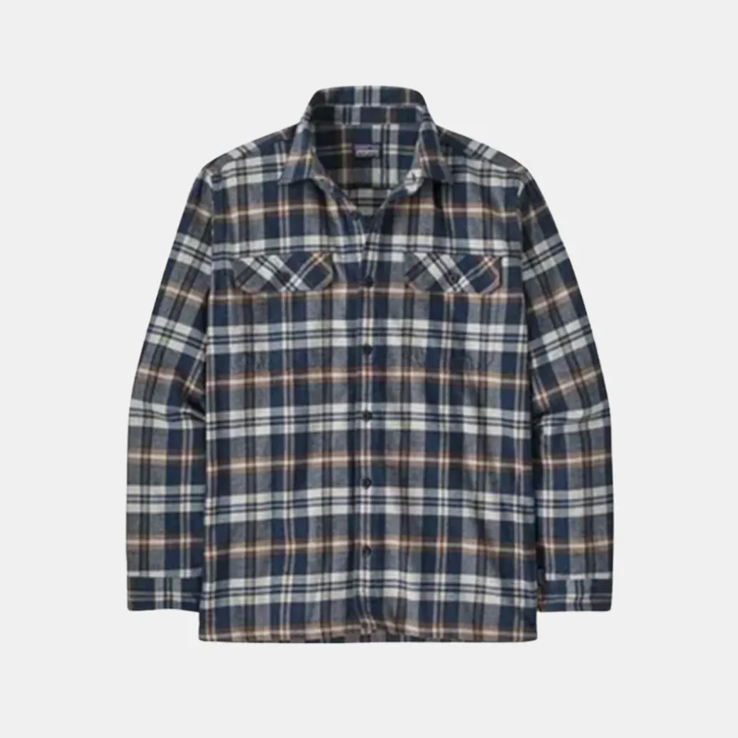 Patagonia Men's Long Sleeved Organic Cotton Midweight Fjord Flannel Sh