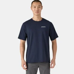 Patagonia Men's P-6 Logo Responsibili T-Shirt New Navy