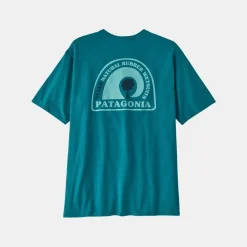 Patagonia Men's Rubber Tree Mark Responsibili-Tee T-Shirt Belay Blue