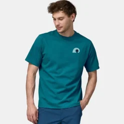 Patagonia Men's Rubber Tree Mark Responsibili-Tee T-Shirt Belay Blue