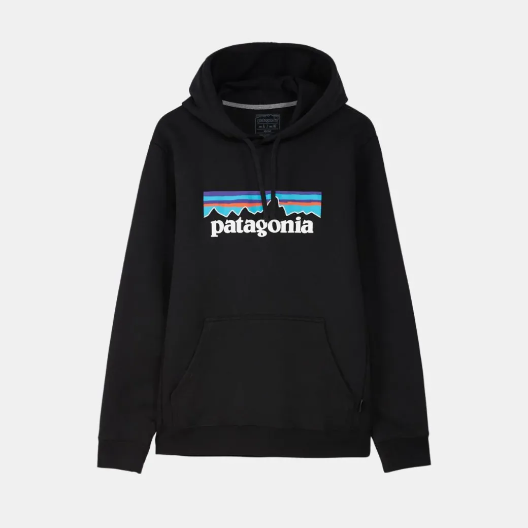 Patagonia P-6 Logo Uprisal Hoody Black