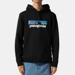 Patagonia P-6 Logo Uprisal Hoody Black