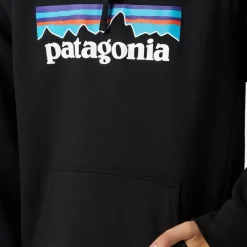 Patagonia P-6 Logo Uprisal Hoody Black