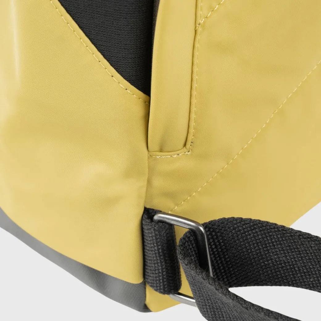 Roka London Canfield B Black Label Recycled Nylon Backpack Small Bambo