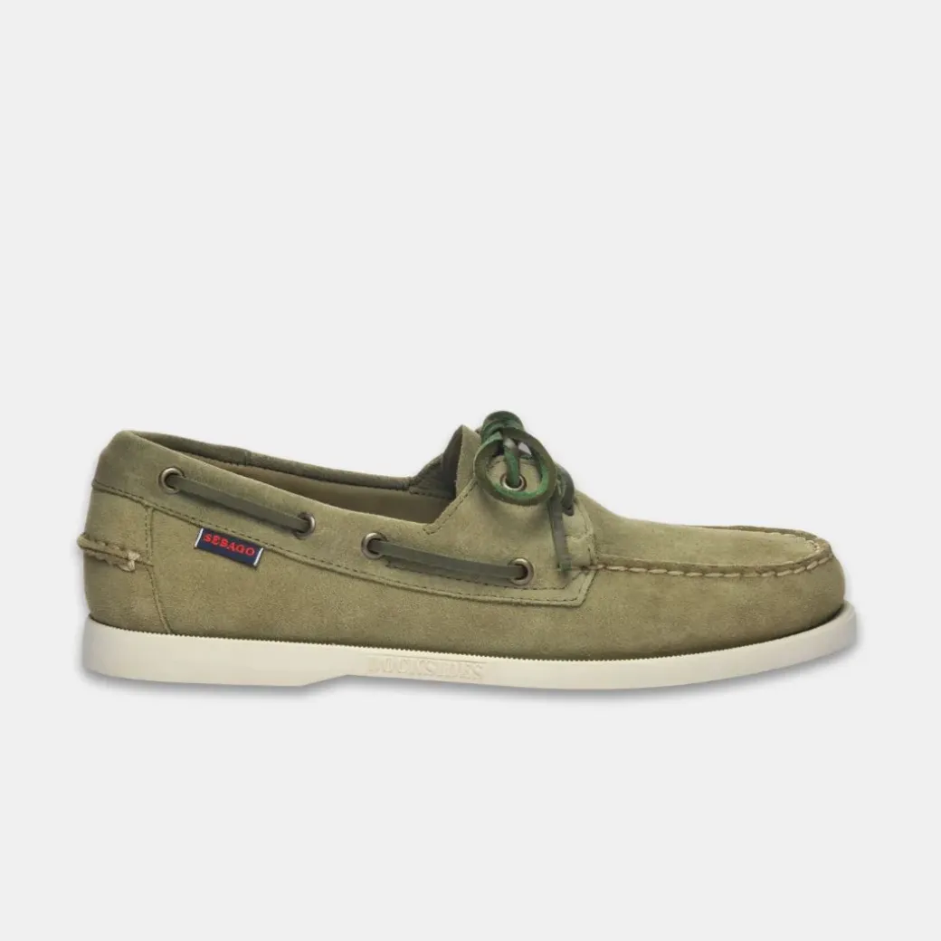 Sebago Portland Flesh Out Men's Green Military