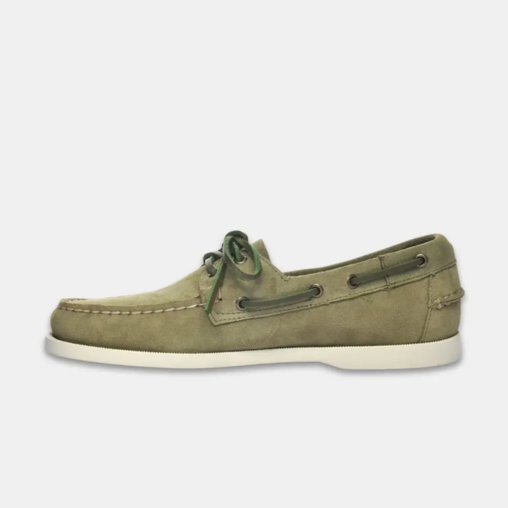 Sebago Portland Flesh Out Men's Green Military