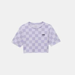 Vans Checker Crew Crop II T-Shirt Cosmic Sky