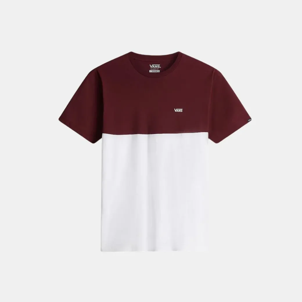 Vans Colorblock T-Shirt White & Port Roya