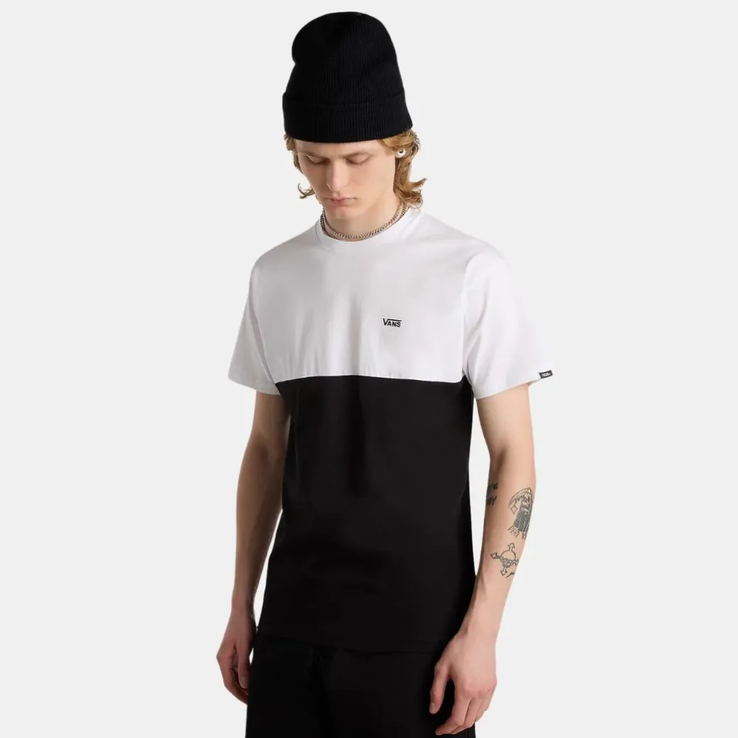 Vans Colorblock T-Shirt White & Black