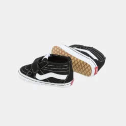 Vans Sk8-Hi Crib Baby Black & True White