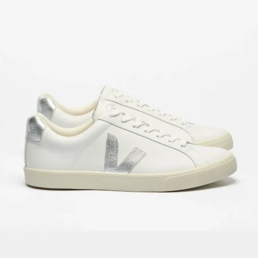 Veja Women's Esplar Leather White Silver