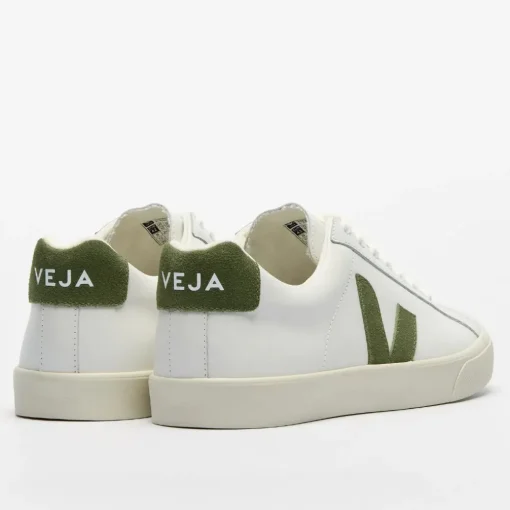 Veja Women's Esplar Leather White Kiwi